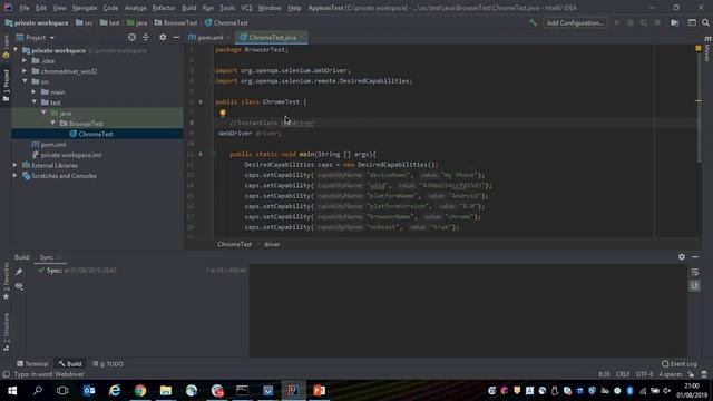 Mobile Testing -Class 6 - Opening Chrome Browser with Appium смотреть онлайн