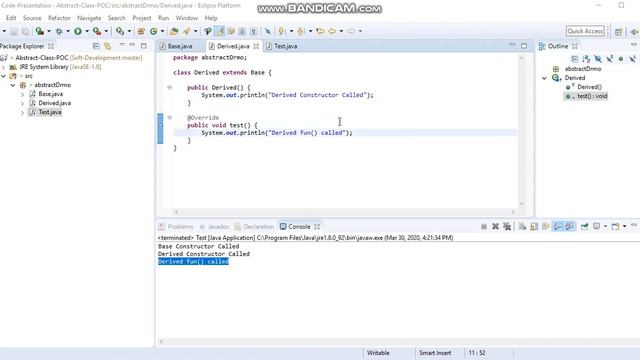 Can abstract class have constructors in Java? смотреть онлайн