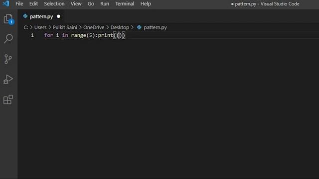 Create Half Pyramid Using 1 Line code in python | PULKIT.PY смотреть онлайн