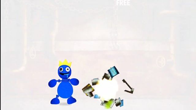 Rainbow Friends Blue Buddy vs Diamond Bio Weapons| Kick the Buddy Mod New Update 2022 смотреть онлайн