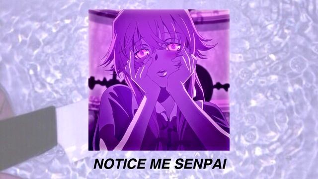 notice me senpai (yandere simulator) | slowed down + reverb смотреть онлайн