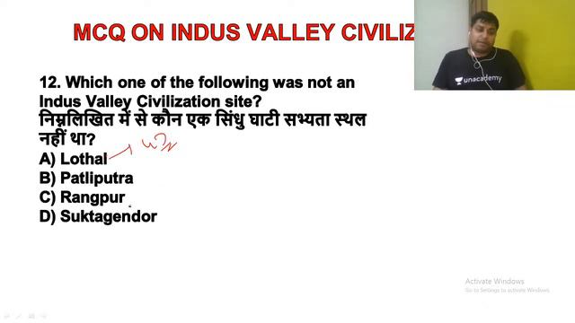 MCQs Indus Valley Civilization (Ancient India) | General Studies | SSC and Railways 2020 смотреть онлайн