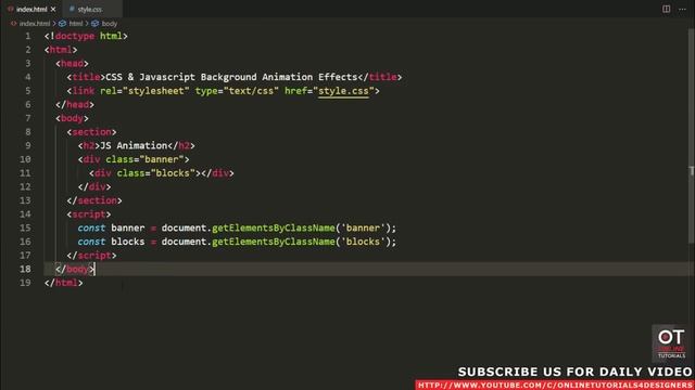 CSS & Javascript Background Animation Effects | Animated Background Image Loop Animation смотреть онлайн