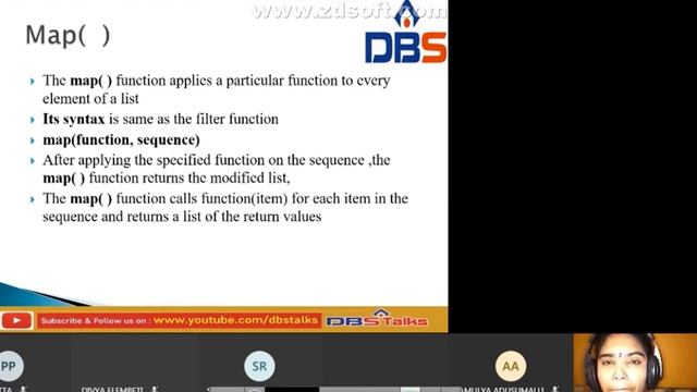 DBS -Map filter and reduce,Deleting elements UNIT-3:LISTS ,CSE II YEAR-1stSEM,PYTHON PROGRAMMING. смотреть онлайн