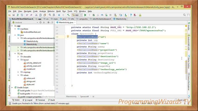 Android S10E10 : Retrofit MySQL - ClientSide Search/Filter ListView смотреть онлайн