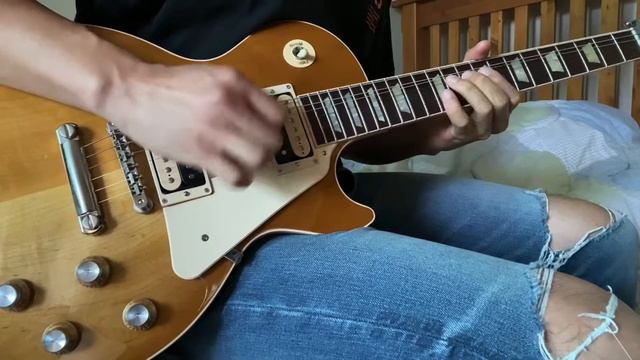 Led Zeppelin - Communication Breakdown Guitar Solo Cover