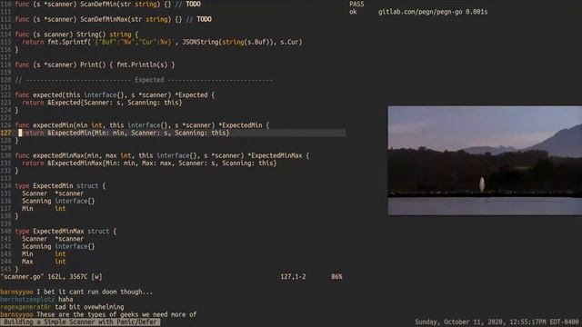 Building a Simple Scanner with Panic/Defer • #golang #pegn #vim #compsci #livecoding смотреть онлайн