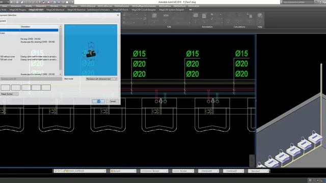 MagiCAD for AutoCAD - Drainage Plumbing Hat смотреть онлайн