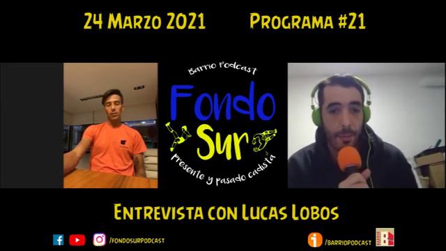 Entrevista Lucas Lobos T1#21 (24 Marzo 2021) смотреть онлайн
