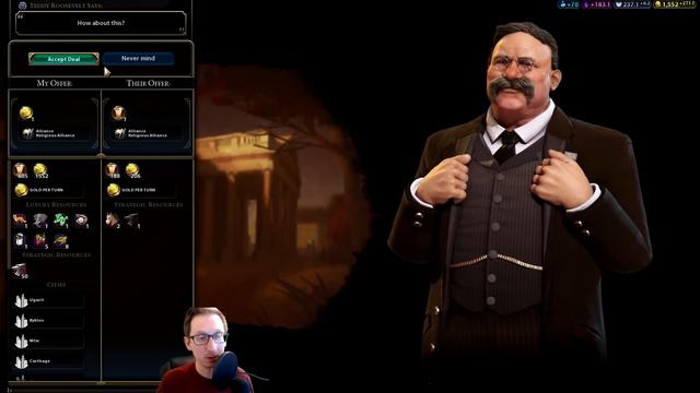Deity Phoenicia - Gathering Storm | Civilization 6 - Twitch VOD | Episode 5 смотреть онлайн