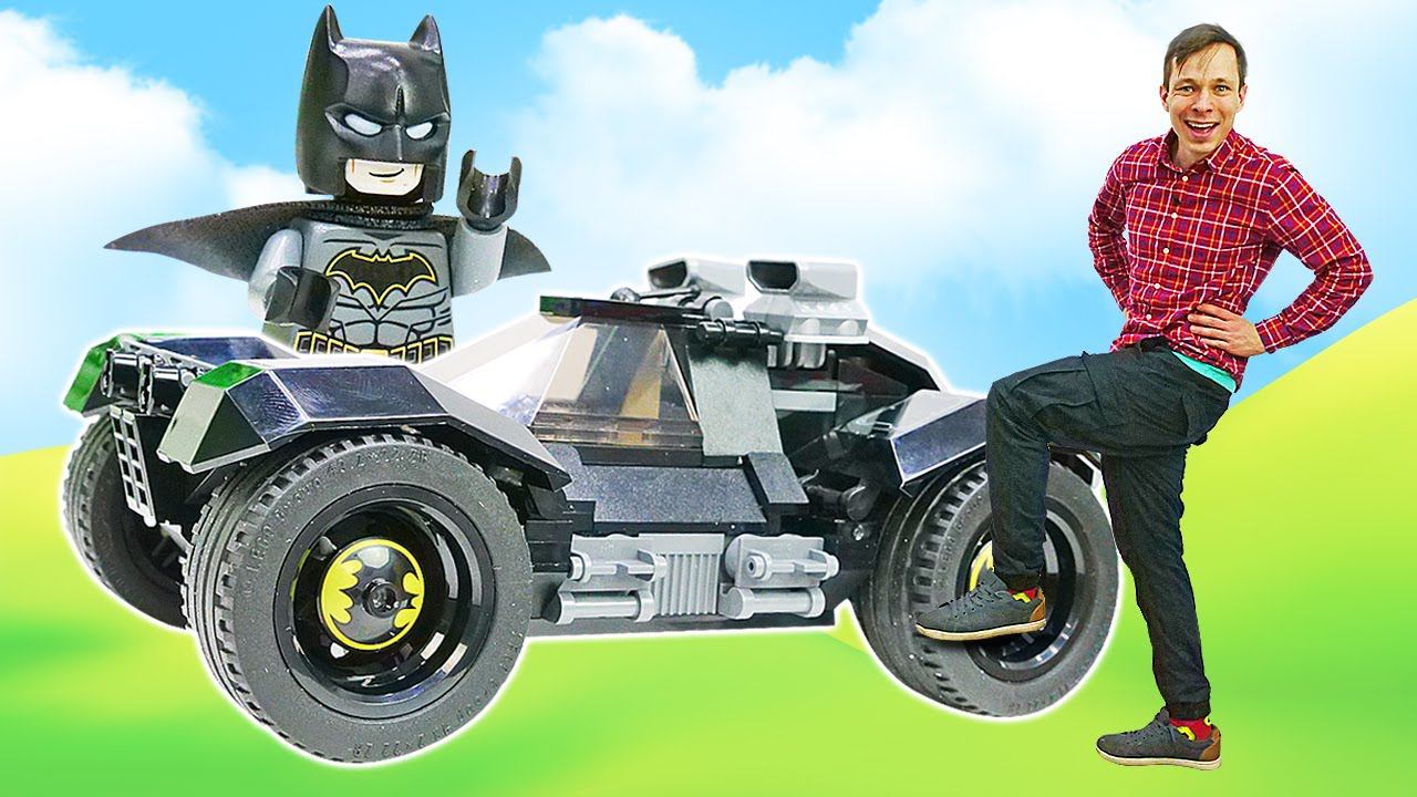 Фёдор прокачивает Бэтмобиль! - Игры гонки для Бэтмена. Супергерои видео игрушки для мальчиков смотреть онлайн