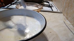 Пирог на простокваше с творогом и яблоками,  на канале #простыерецепты