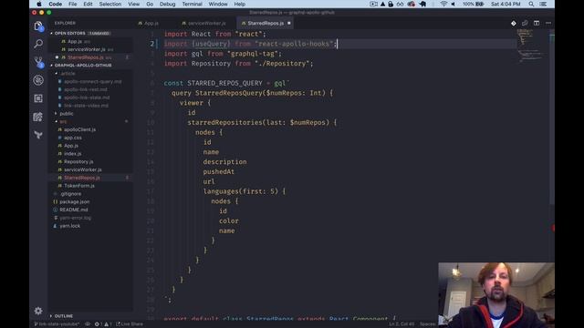 React Hooks with Apollo GraphQL смотреть онлайн