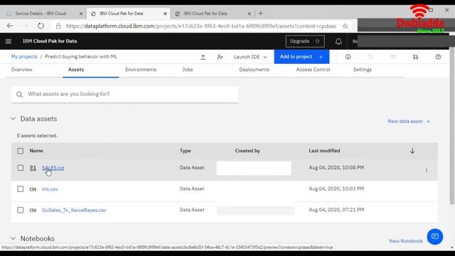 How to upload or import files | IBM Watson studio tutorial смотреть онлайн