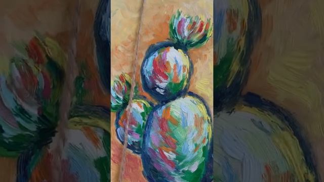 Набор картин "Цветы пустыни" маслом смотреть онлайн