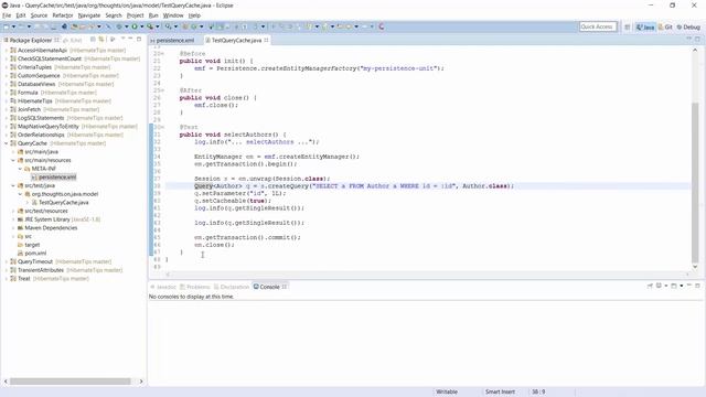 Hibernate Tip: How to use the QueryCache to avoid additional queries смотреть онлайн