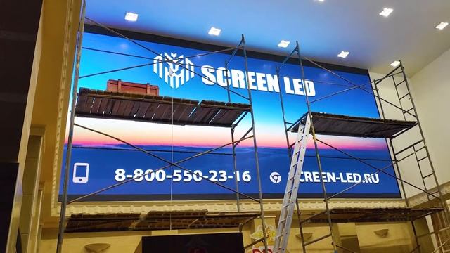LED экран P4 768х384 см indoor в г. Екатеринбург смотреть онлайн
