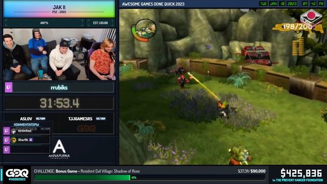 [RU] Jak II от rRubiks за 1:03:51 - Awesome Games Done Quick 2023 смотреть онлайн