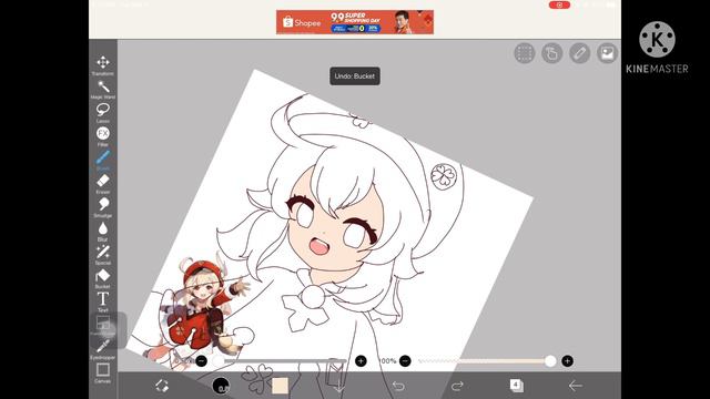 Drawing Klee genshin impact(part 1) смотреть онлайн