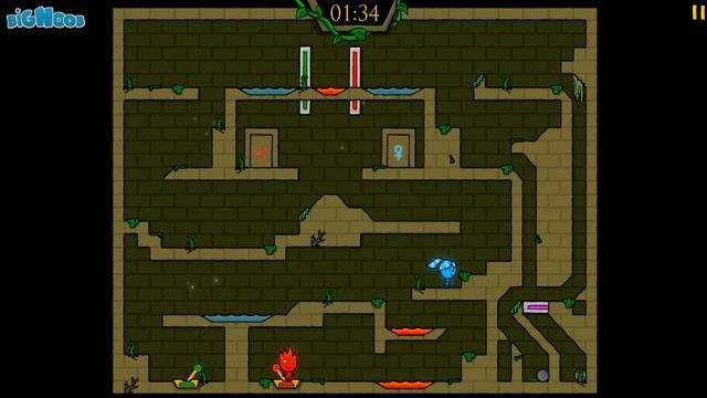 Fireboy and Watergirl 1 Friv Old Game Walkthrough [All Levels] смотреть онлайн