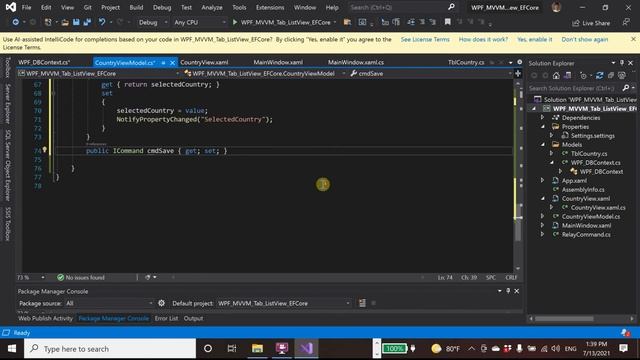 WPF .NET5 - MVVM Pattern Part 6: TabControl, ListView, and EF Core смотреть онлайн