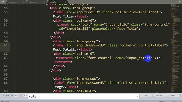 Lecture 68 php 17 Add Category, Add Post in Categories and used foreign key✔ смотреть онлайн