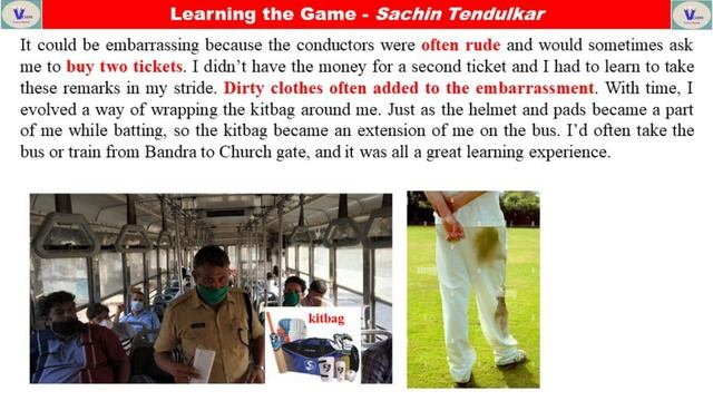 Learning the Game(Tamil) - Sachin Tendulkar part - 2 | 9th standard смотреть онлайн
