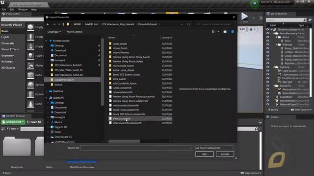 Video Guide - Import Archicad Architecture Scene into Unreal Engine Editor using Datasmith Plug-In смотреть онлайн