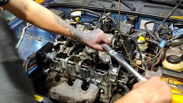 Момент( N.m ) и порядок обтяжки ГБЦ  Део Ланос 1.5L, Шевроле Ове