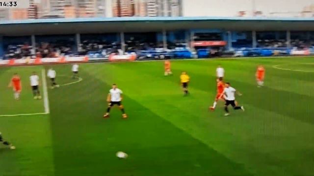 АМКАЛ открывает счет против ЗВЕЗДЫ [ 1:0 ] гол КИРЯКОВА смотреть онлайн