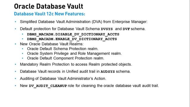 Copy of Defense in depth with Oracle Database 12c смотреть онлайн