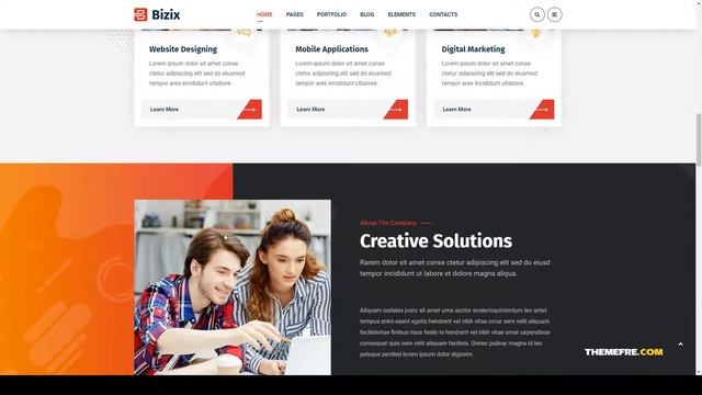 Bizix - Corporate and Business WordPress Theme consulting business Hiratsuka смотреть онлайн
