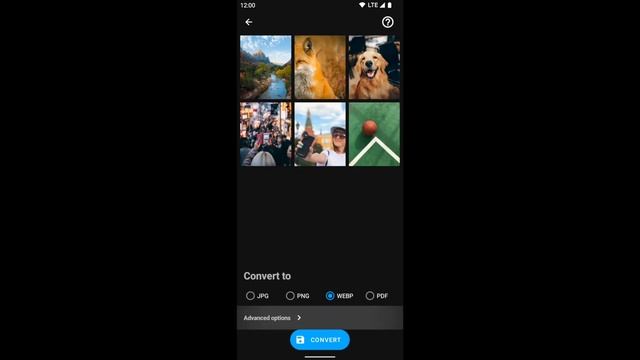 Convert images to JPG, PNG, WEBP and PDF on Android смотреть онлайн