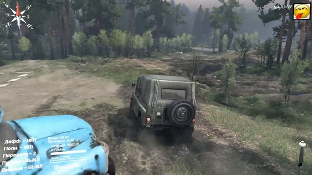 SpinTires - два сетевых мода 13.04.15 смотреть онлайн