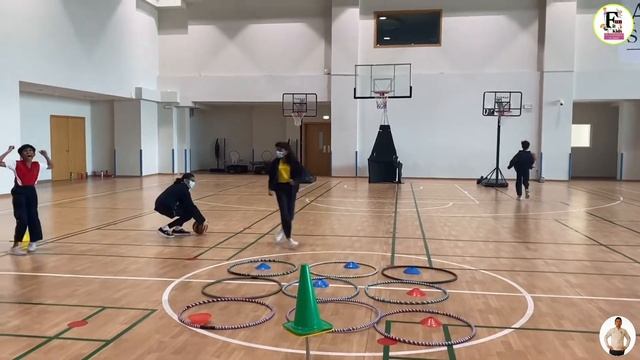 Fun basketball activity || Tic-Tac-Toe || basketball shooting || physicaleducationgames || pegames смотреть онлайн