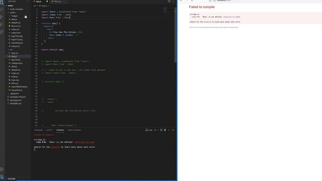 Bài 10 React Menu nha hang javascript tự học смотреть онлайн