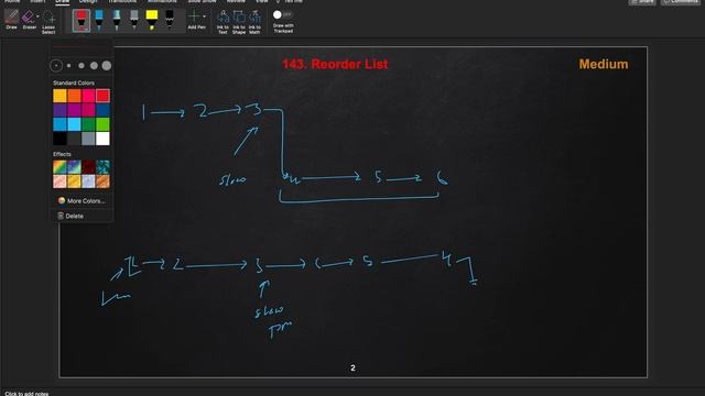 reorder list | reorder list leetcode | leetcode 143 | 2 solutions | with stack | reverse second hal смотреть онлайн