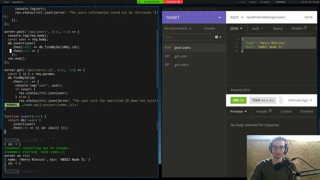 Node Express 1 - Users CRUD смотреть онлайн