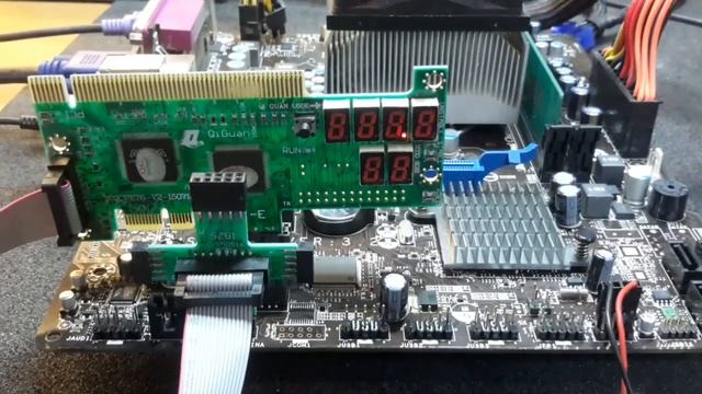 Диагностика материнской платы MSI H61M-P21 смотреть онлайн