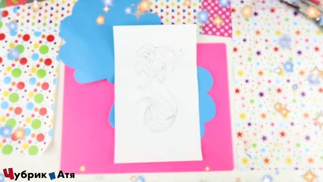 РУСАЛОЧКА ИЗ БУМАГИ СВОИМИ РУКАМИ ❤️ КАК НАРИСОВАТЬ АРИЭЛЬ ❤️ РАКУШКА ИЗ БУМАГИ #русалка #русалочка смотреть онлайн