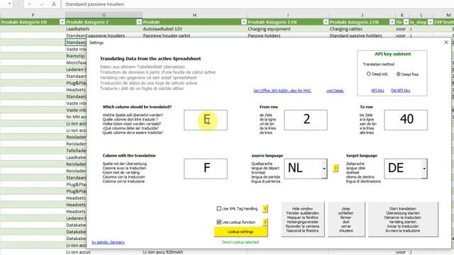 Excel Text Translator with FREE DeepL API Key - mass text translation in EXCEL - fully automatic смотреть онлайн