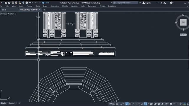 Autodesk AutoCAD 2022 STONE DESIGN CHATTRI #cnc #stone смотреть онлайн