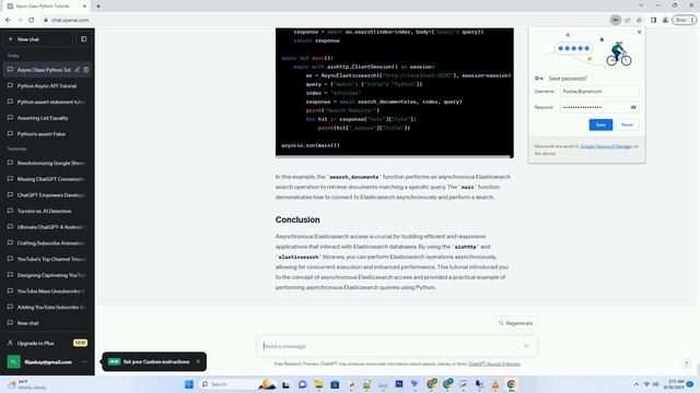 python async elasticsearch смотреть онлайн