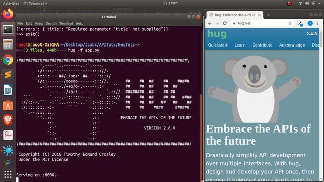 Hug Framework Python - Building 3 Products at Once смотреть онлайн