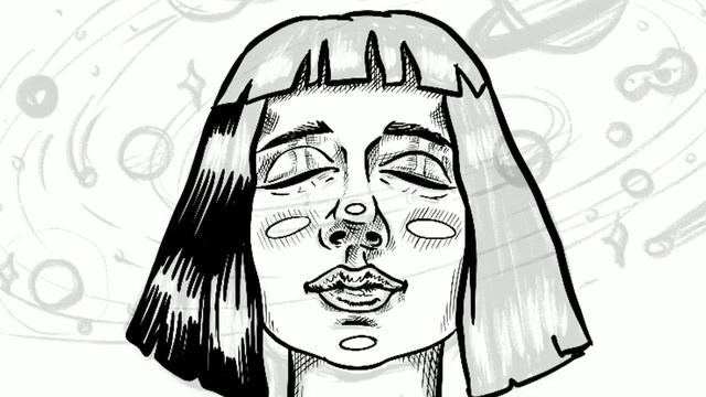 Speedpaint drawing / Рисование в Procreate на iPad / Космос в голове смотреть онлайн