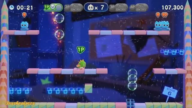 Bubble Bobble 4 Friends Bookshelf Forest Walkthrough смотреть онлайн