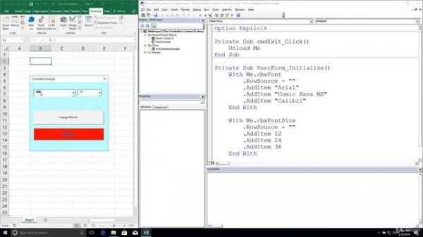 Excel VBA Programming - User Forms | 16 - The ComboBox Control II