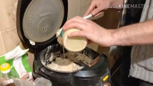 Хлеб на закваске в мультиварке  редмонд.