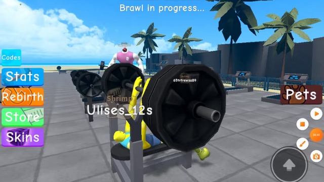 Roblox Weight Simulator With Buff Noob смотреть онлайн