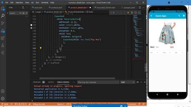Flutter E-Commerce Apps: Product Details Part 2 смотреть онлайн